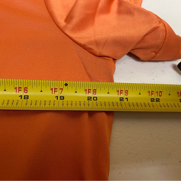 Jockey mens sz Large crewneck athletic shirt orange short sleeve new with tags - Picture 7 of 9
